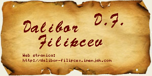 Dalibor Filipčev vizit kartica